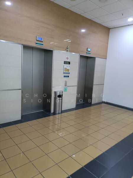 Fitted units in Hudson Technocentre near Bartley MRT, New Industrial Road, Eunos / Geylang / Paya Lebar, 1,307 sqft, Light Industrial (B1) For Rent, by Chong Ming Siong Robin, 25441929 - Lift lobby on 4th floor - CommercialGuru.com.sg