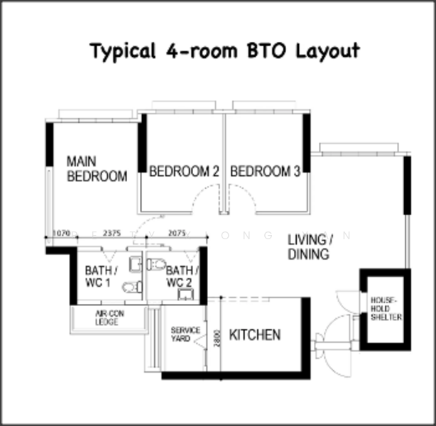 For Rent 188B Fengshan GreenVille