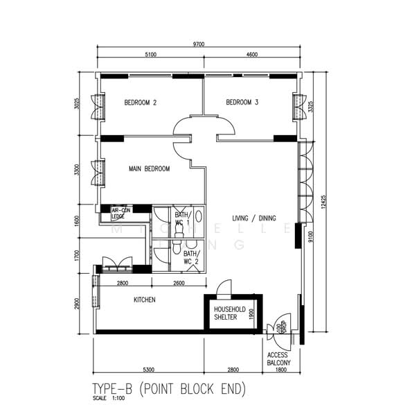 188 Punggol Central, 188 Punggol Central, 3 Bedrooms, 1,184 sqft, HDB Flat For Rent, by Michelle Tang, 25451417 - PropertyGuru.com.sg
