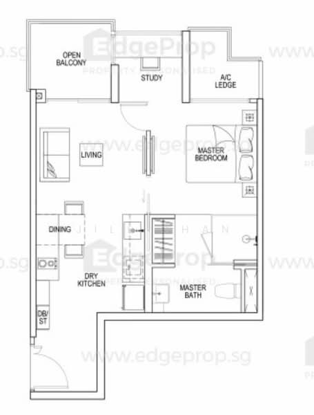 Sant Ritz, 1 Pheng Geck Avenue, 1 Bedroom, 527 sqft, Condominium For Rent, by Jill Chan, 25455529 - PropertyGuru.com.sg