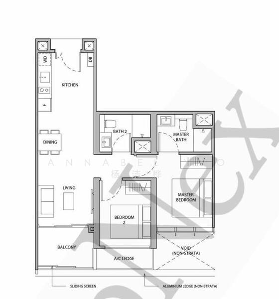 Dairy Farm Residences, 6 Dairy Farm Lane, 2 Bedrooms, 710 sqft, Condominium For Rent, by Annabel Yeo 杨洁桦, 25455731 - PropertyGuru.com.sg