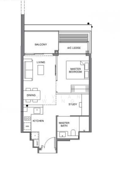 Leedon Green, 26 Leedon Heights, 1 Bedroom, 538 sqft, Condominium For Rent, by Vivian Wang, 25456310 - PropertyGuru.com.sg
