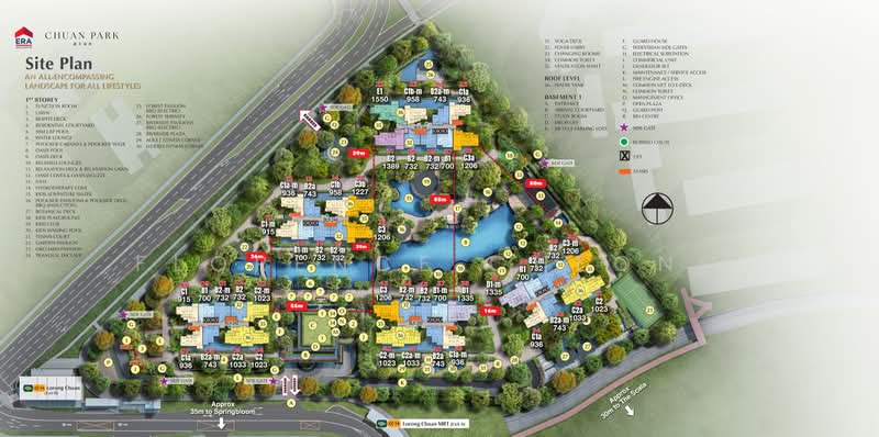 Chuan Park, 240 Lorong Chuan, 2 Bedrooms, 743 sqft, Condominium For Sale, by Florence Cheong, 25458618 - PropertyGuru.com.sg