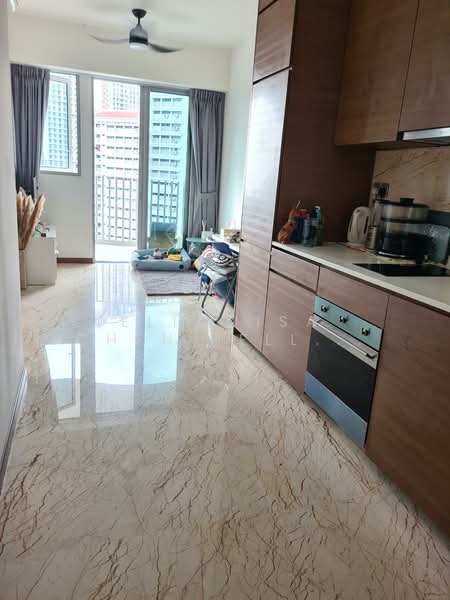 Queens Peak, 1 Dundee Road, 1 Bedroom, 441 sqft, Condominium For Rent, by Ellouisa Chen (Elle Chen), 25458909 - Kitchen - PropertyGuru.com.sg
