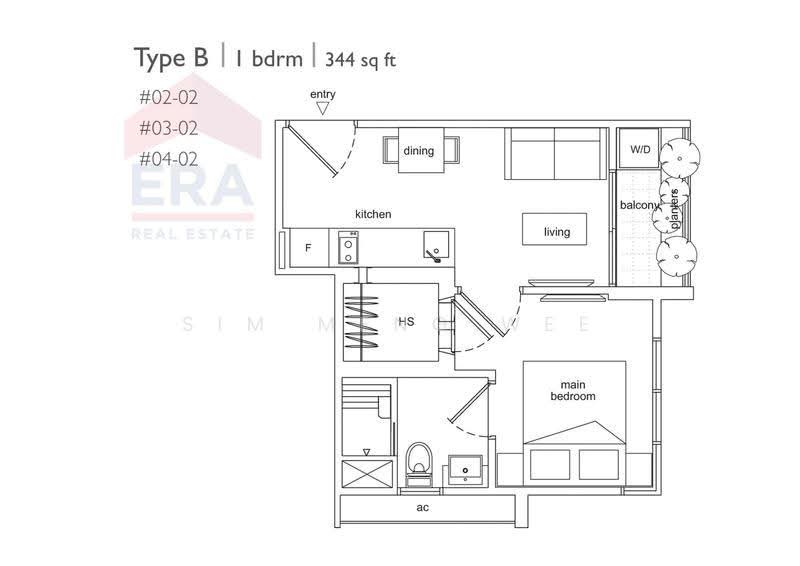 Suites @ Shrewsbury, 84 Shrewsbury Road, Newton / Novena, 1 Bedroom, 344 sqft, Condominium For Rent, by Sim Meng Wee, 25459396 - PropertyGuru.com.sg