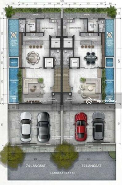 For Sale Stunning Brand New Luxury Split Level Semi- Detached with Attic Lift and Pool