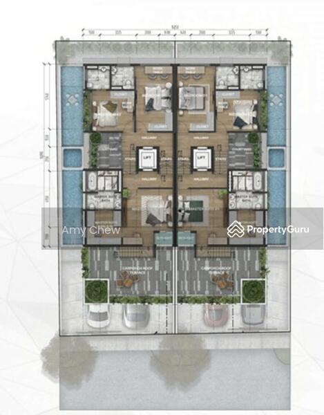 For Sale Stunning Brand New Luxury Split Level Semi- Detached with Attic Lift and Pool