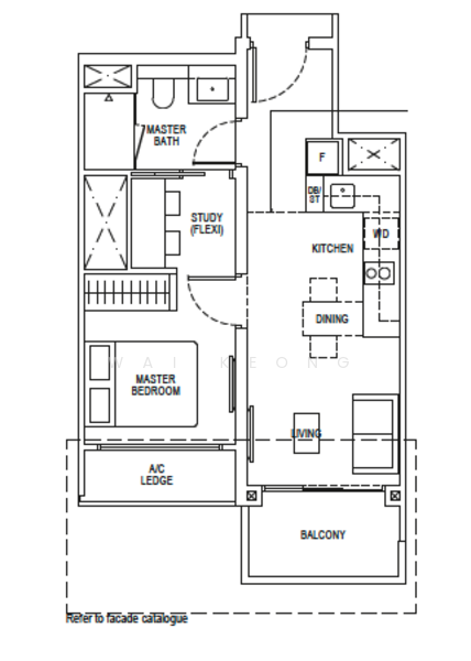 Irwell Hill Residences, 2 Irwell Hill, 1 Bedroom, 495 sqft, Condominium For Rent, by Wai Keong, 25463089 - PropertyGuru.com.sg