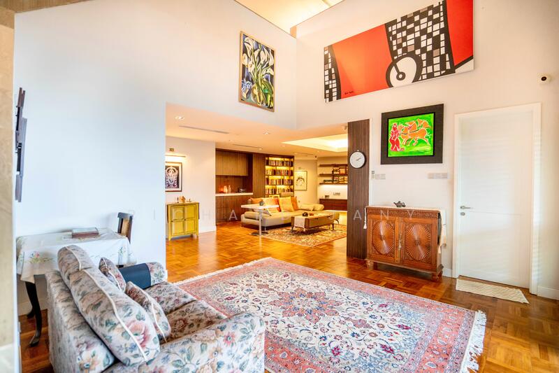 Downstairs concealed powder room -view from base of staircase