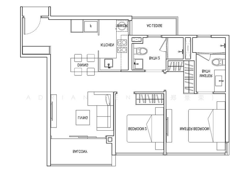 Palm Isles, 38 Flora Drive, 2 Bedrooms, 807 sqft, Condominium For Sale, by Adrian Teng (郑景荣), 25465888 - PropertyGuru.com.sg