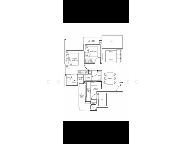 Stars of Kovan, 984 Upper Serangoon Road, 2 Bedrooms, 743 sqft, Condominium For Sale, by Dorothy Yeo, 25468865 - PropertyGuru.com.sg