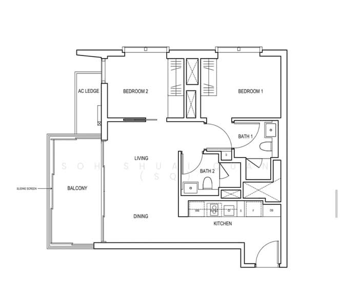 Midtown Bay, 120 Beach Road, 2 Bedrooms, 736 sqft, Condominium For Rent, by Soh Shuai Quan (SQ), 25470539 - PropertyGuru.com.sg