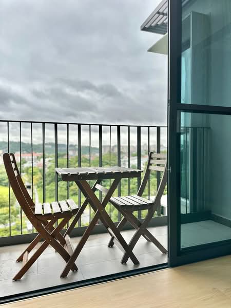 Foresque Residences, 101 Petir Road, 1 Bedroom, 463 sqft, Condominium For Rent, by Wendy Teh, 25472121 - Balcony - PropertyGuru.com.sg