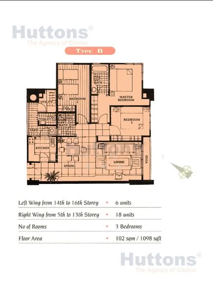 East View, 10 Brooke Road, 3 Bedrooms, 1,098 sqft, Apartment For Rent, by Jordan Tay (郑扬龄), 25472542 - PropertyGuru.com.sg