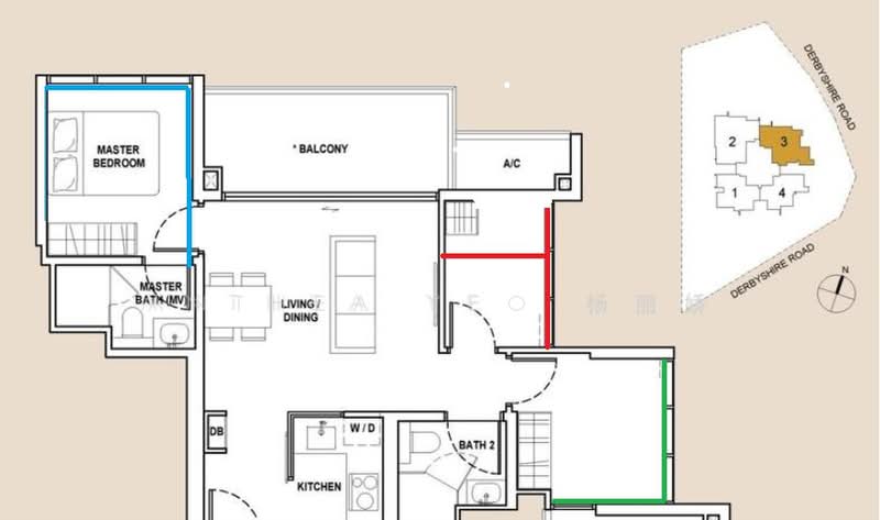 Fyve Derbyshire, 5 Derbyshire Road, 3 Bedrooms, 797 sqft, Condominium For Rent, by Anthea Yeo 杨丽娇, 25478340 - PropertyGuru.com.sg