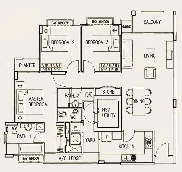 Amaninda, 329A Thomson Road, Newton / Novena, 3 Bedrooms, 1,281 sqft, Condominium For Rent, by Jeannie Ang Cheng Li, 25480410 - PropertyGuru.com.sg