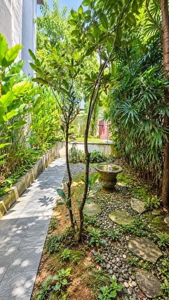 BEAUTIFULLY PRESERVED CAIRNHILL CONSERVATION HOME, Cairnhill, Emerald Hill, Saunders, Orchard / River Valley, 4 Bedrooms, 4,000 sqft, Terraced House For Sale, by Deon Tan, 25483187 - Garden - PropertyGuru.com.sg