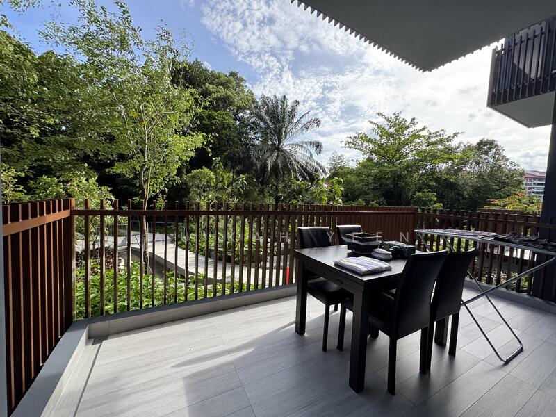 KI Residences At Brookvale, 14 Brookvale Drive, 3 Bedrooms, 1,173 sqft, Condominium For Sale, by Lau Kah Yeen, 25487179 - Balcony - PropertyGuru.com.sg