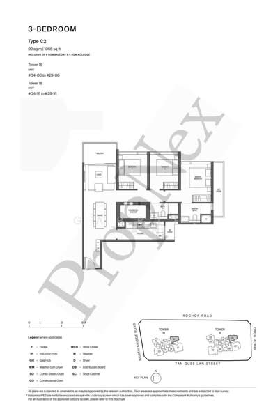 Midtown Modern, 16 Tan Quee Lan Street, 3 Bedrooms, 1,066 sqft, Condominium For Sale, by Gabriel Tan, 25488401 - PropertyGuru.com.sg