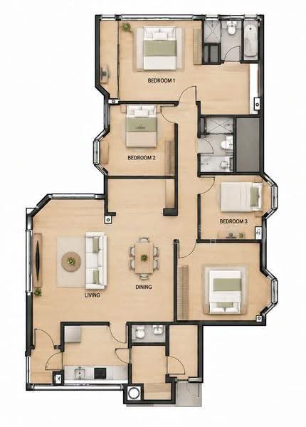 Laguna Green, 20 Jalan Hajijah, Bedok / Upper East Coast, 4 Bedrooms, 1,604 sqft, Condominium For Sale, by Oling Puspa Alamsjah, 25491050 - PropertyGuru.com.sg