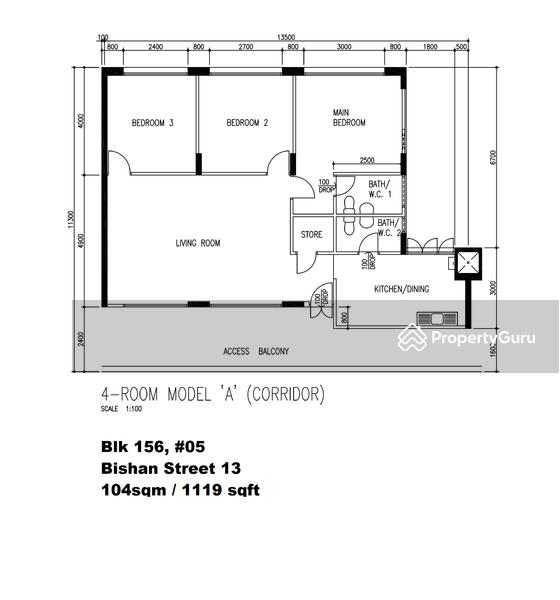For Sale 156 Bishan Street 13