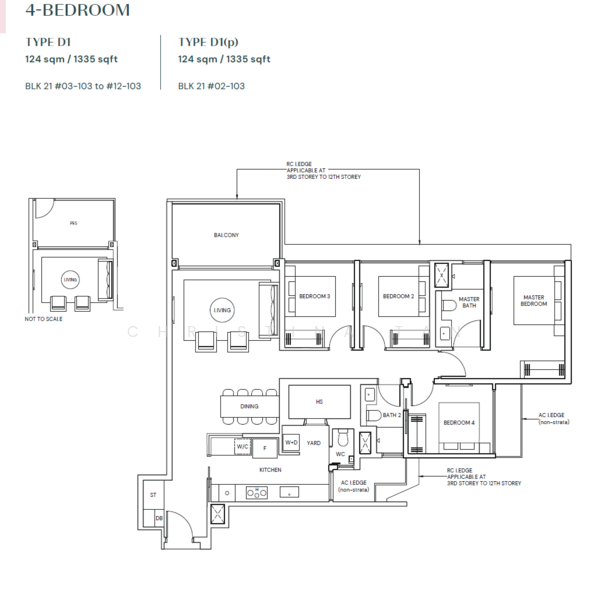 PARKTOWN Residence, Tampines Street 62, 4 Bedrooms, 1,335 sqft, Condominium For Sale, by Christina Tan, 25497401 - PropertyGuru.com.sg