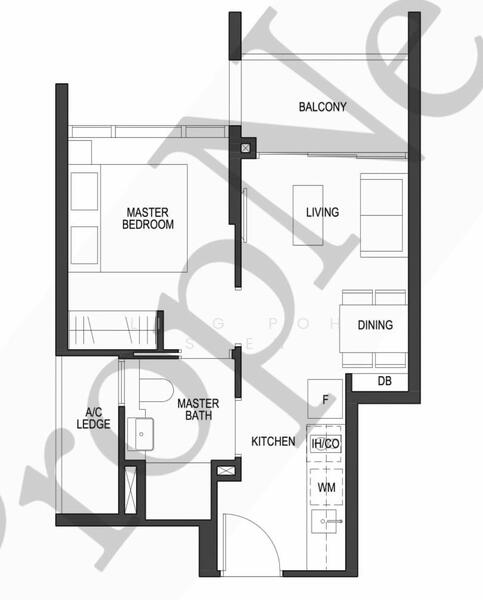 Pullman Residences, 18 Dunearn Road, 1 Bedroom, 463 sqft, Condominium For Rent, by Ling Poh Shen, 25500649 - PropertyGuru.com.sg