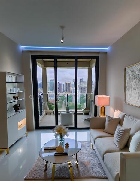 Living area - for reference only. furniture not provided