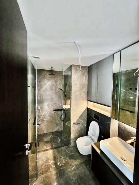 Bathroom - accessible via bedroom and hallway