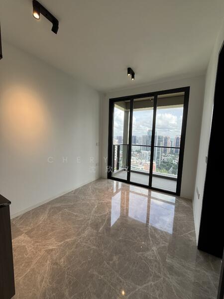 Living area - lights installed