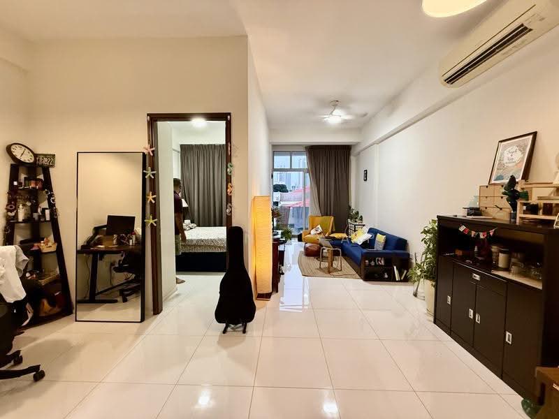 Rangoon 88, 88 Rangoon Road, Farrer Park / Serangoon Rd, 1 Bedroom, 645 sqft, Condominium For Sale, by Evone Yap, 25513411 - Living Room - PropertyGuru.com.sg