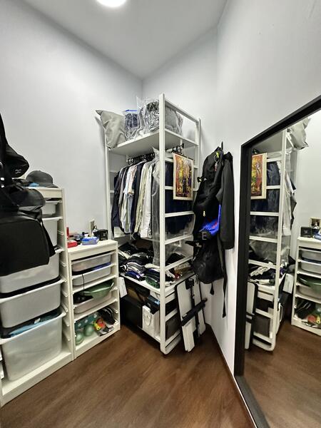 Bedroom2 walk in wardrobe 