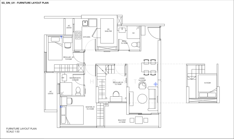 Urban Vista, 6 Tanah Merah Kechil Link, 3 Bedrooms, 850 sqft, Condominium For Rent, by Jess Tan, 25516933 - PropertyGuru.com.sg