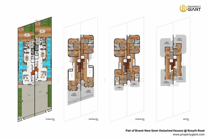 Just Launch! Pair of Brand-New 4 Levels Semi-D. Frehold, Rosyth Road, 6 Bedrooms, 9,422 sqft, Semi-Detached House For Sale, by Lynn Tiang, 25517220 - PropertyGuru.com.sg