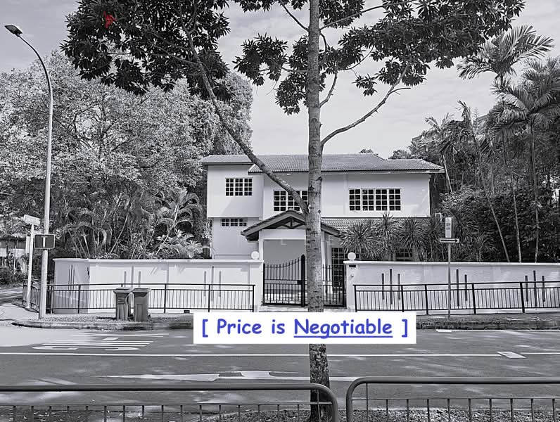 Freehold Sunset Way Detached Corner Face Park, Sunset Clementi Road Cross Island MRT, 5 Bedrooms, 3,800 sqft, Bungalow House For Sale, by HT Lee, 25517943 - PropertyGuru.com.sg