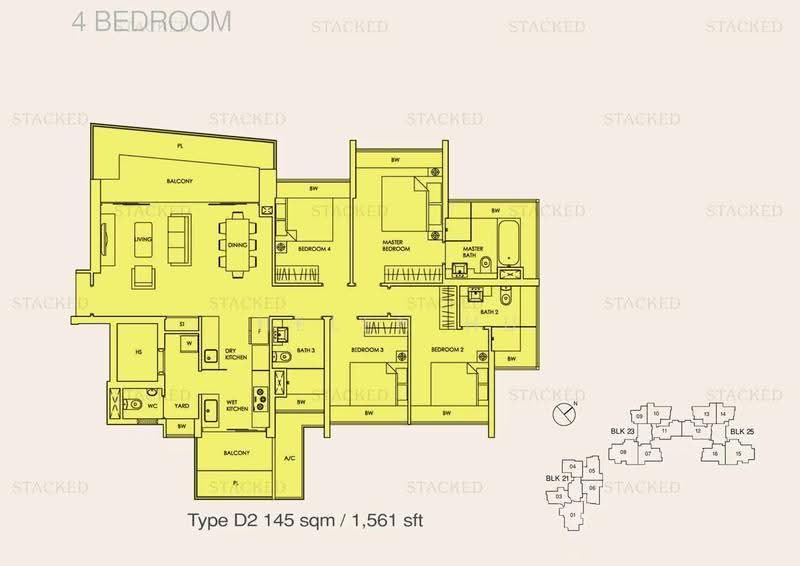 Trevista, 21 Lorong 3 Toa Payoh, Balestier / Toa Payoh, 4 Bedrooms, 1,561 sqft, Condominium For Rent, by Helen HU, 25518210 - PropertyGuru.com.sg