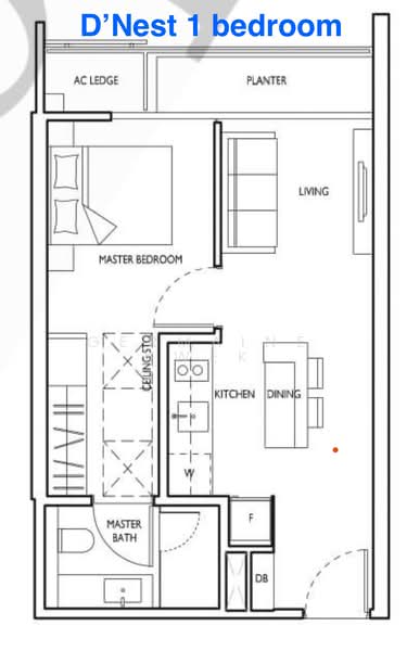 D'Nest, 131 Pasir Ris Grove, 1 Bedroom, 484 sqft, Condominium For Rent, by Germaine Kwek, 25519330 - PropertyGuru.com.sg