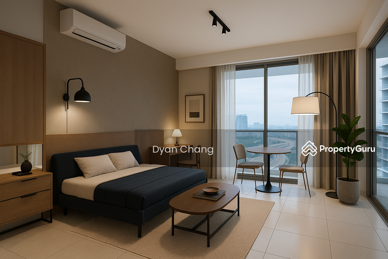Bedroom proposal - digitally staged