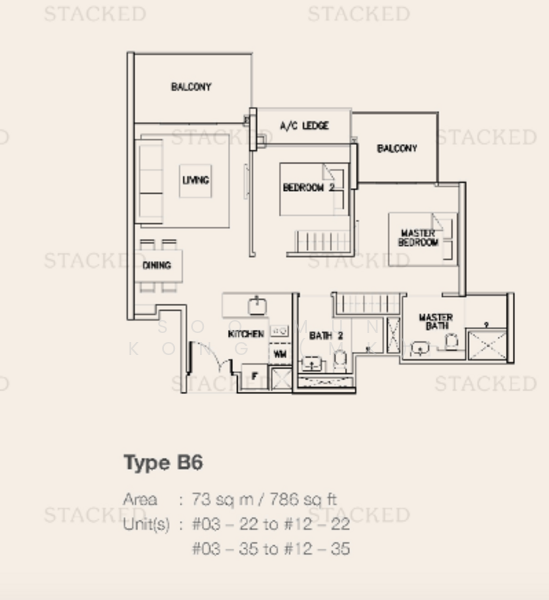 Ripple Bay, 8 Pasir Ris Link, 2 Bedrooms, 786 sqft, Condominium For Sale, by Soo Mun Kong (MK), 25522196 - PropertyGuru.com.sg