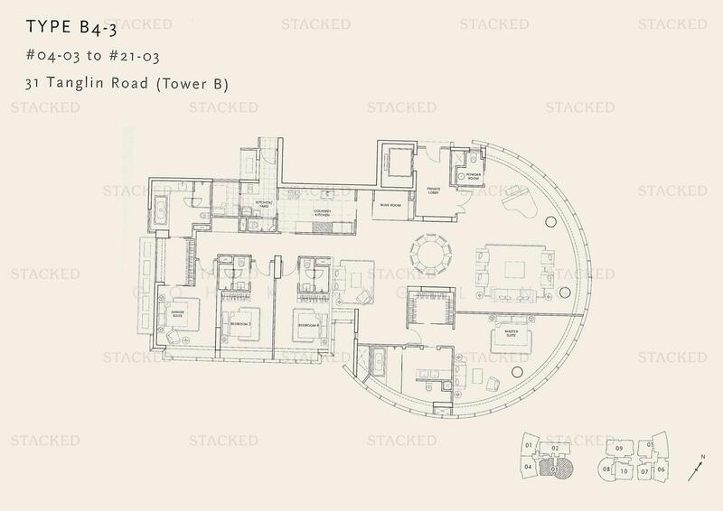 St. Regis Residences Singapore, 31 Tanglin Road, 4 Bedrooms, 3,756 sqft, Condominium For Sale, by Goh Kiang Leng, 25522259 - PropertyGuru.com.sg
