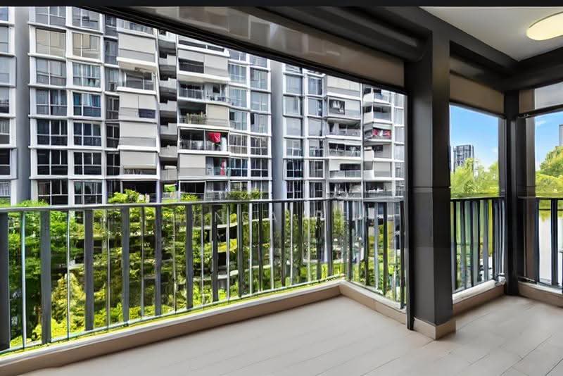 The Brownstone, 160 Canberra Drive, Sembawang / Yishun, 3 Bedrooms, 947 sqft, Executive Condominium For Rent, by Linda Peh, 25522373 - Balcony - PropertyGuru.com.sg