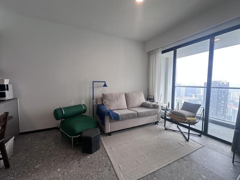 One Pearl Bank, 1 Pearl Bank, Alexandra / Commonwealth, 1 Bedroom, 570 sqft, Condominium For Rent, by Jason Tay, 25523267 - Living Room - PropertyGuru.com.sg