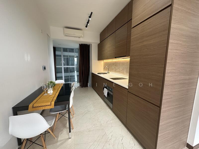 Queens Peak, 3 Dundee Road, 2 Bedrooms, 775 sqft, Condominium For Rent, by Wendeline Goh, 25526566 - Kitchen - PropertyGuru.com.sg
