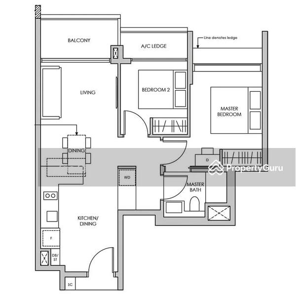 721 sqft