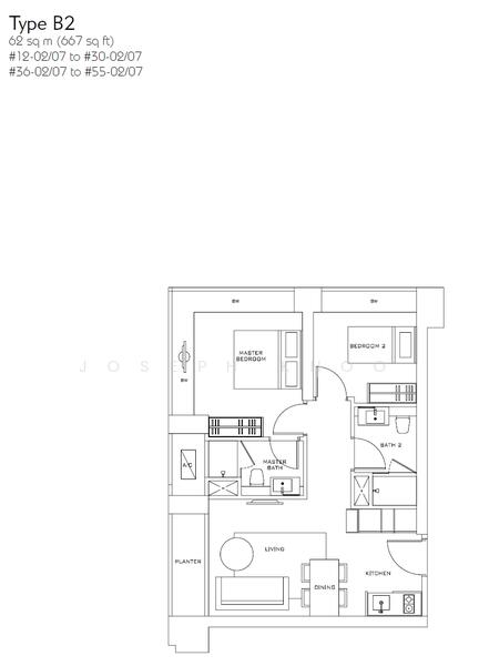 Skysuites @ Anson, 8 Enggor Street, 2 Bedrooms, 699 sqft, Condominium For Rent, by Joseph Khoo, 25528941 - PropertyGuru.com.sg