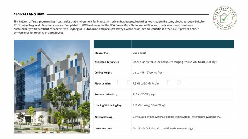 Solaris @ Kallang 164, 164 Kallang Way, 2,920 sqft, Factory / Workshop (B2) For Rent, by WALLACE, 25530062 - CommercialGuru.com.sg