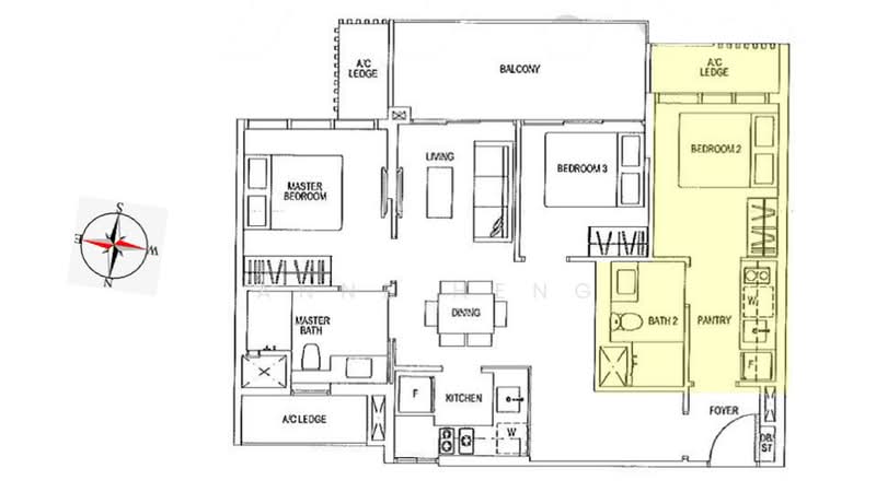 Sims Urban Oasis, 10 Sims Drive, Studio, 265 sqft, Condominium For Rent, by Anne Heng, 25530148 - PropertyGuru.com.sg