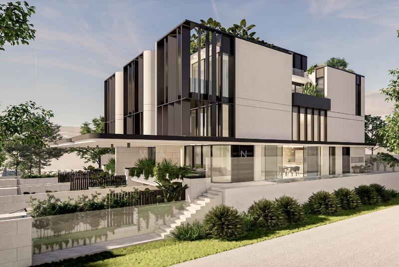 ◤ CHEAP D19 Brand New Corner Terrace TOP SOON 4 Levels with Basement & ID Design, ◤ Marlene Ave Brighton Ripley Cres Serangoon Gdns, 5 Bedrooms, 6,000 sqft, Corner Terrace For Sale, by Val Lin, 25530836 - Exterior - PropertyGuru.com.sg