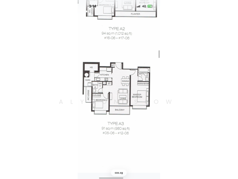 Riveredge, 21 Sampan Place, East Coast / Marine Parade, 2 Bedrooms, 979 sqft, Condominium For Sale, by Alyson Siow, 25532745 - PropertyGuru.com.sg