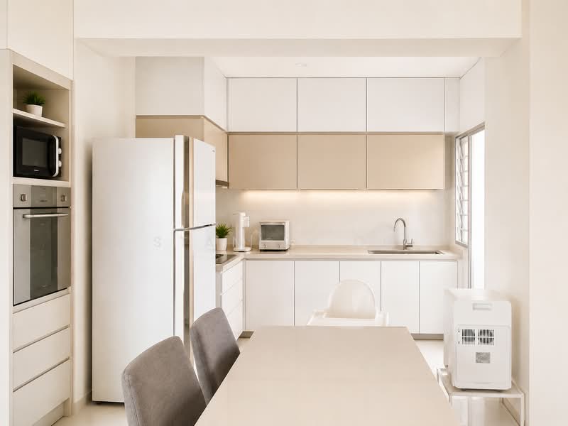 70C Telok Blangah Heights, 70C Telok Blangah Heights, 3 Bedrooms, 1,001 sqft, HDB Flat For Sale, by Stanley Ow, 25532974 - Kitchen w Extra High Ceiling 2.8m - PropertyGuru.com.sg
